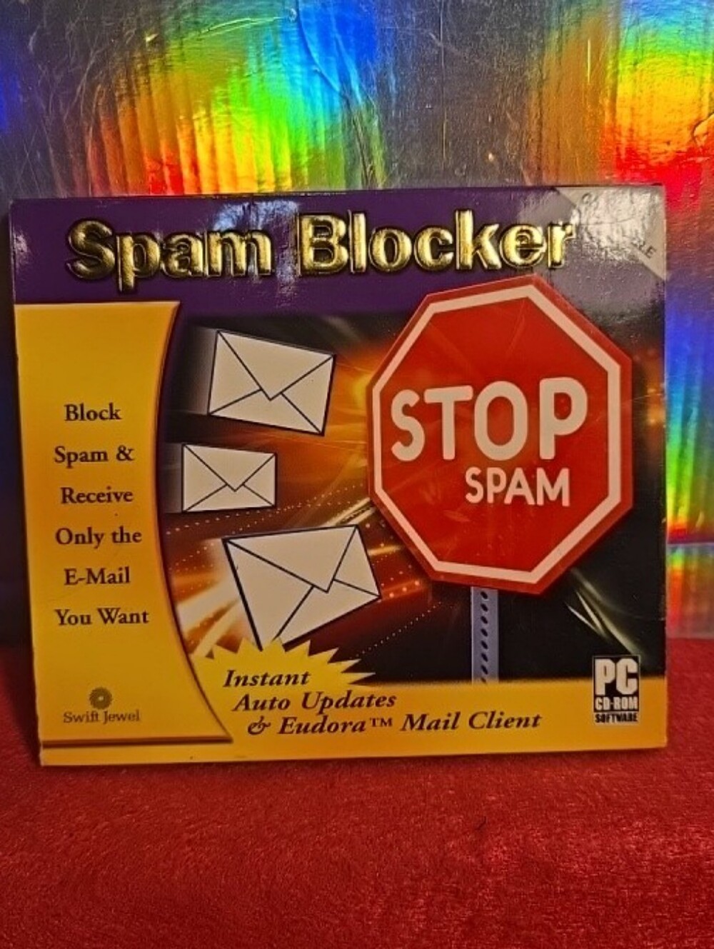 091626 Spam Blocker Windows PC CD-ROM For Windows 98 #pink 1